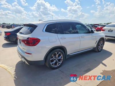 Trzecie zdjęcie samochodu z tyłu: 2020 BMW X3 SDRIVE30I VIN:5UXTY3C08L9B55304 - miniatura