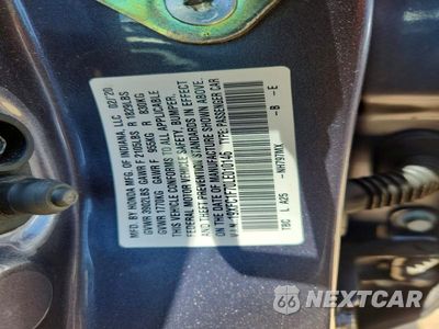 Zdjęcie 12 z 12 samochodu: 2020 HONDA CIVIC EXL VIN:19XFC1F70LE010146 - miniatura