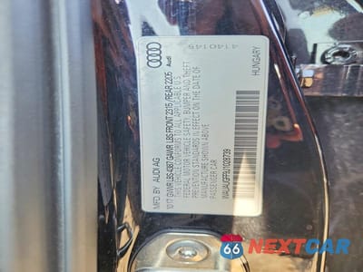 Zdjęcie 12 z 12 samochodu: 2018 AUDI A3 PREMIUM VIN:WAUAUGFF9J1028739 - miniatura