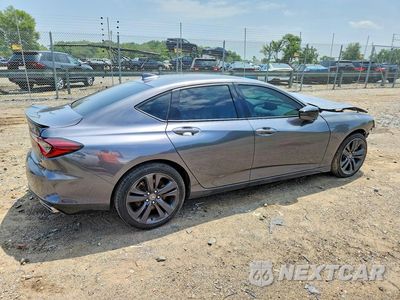 Trzecie zdjęcie samochodu z tyłu: 2021 ACURA TLX TECH A VIN:19UUB5F58MA013821 - miniatura