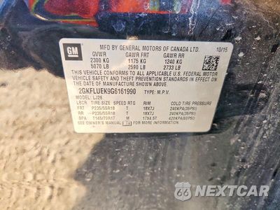 Zdjęcie 14 z 14 samochodu: 2016 GMC TERRAIN SLT VIN:2GKFLUEK9G6161990 - miniatura