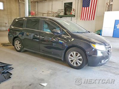 Czwarte zdjęcie samochodu z boku: 2015 HONDA ODYSSEY EXL VIN:5FNRL5H61FB004850 - miniatura