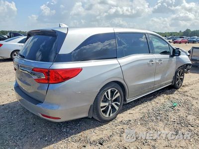Trzecie zdjęcie samochodu z tyłu: 2018 HONDA ODYSSEY ELITE VIN:5FNRL6H92JB105212 - miniatura