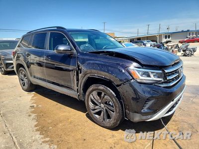 Czwarte zdjęcie samochodu z boku: 2022 VOLKSWAGEN ATLAS SE VIN:1V2JP2CA0NC548505 - miniatura