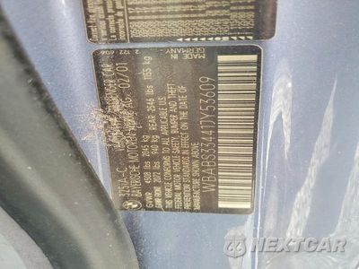Zdjęcie 12 z 12 samochodu: 2001 BMW 325 CI VIN:WBABS33441JY53609 - miniatura