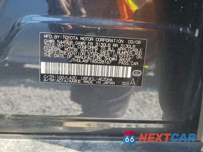 Zdjęcie 12 z 12 samochodu: 2008 LEXUS LS 460L VIN:JTHGL46F185028167 - miniatura