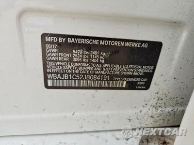 Zdjęcie 13 z 13 samochodu: 2018 BMW 530XE VIN:WBAJB1C52JB084191 - miniatura