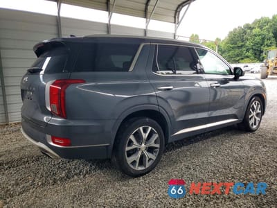 Trzecie zdjęcie samochodu z tyłu: 2021 HYUNDAI PALISADE SEL VIN:KM8R44HE4MU227477 - miniatura