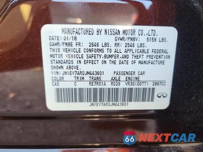 Zdjęcie 13 z 13 samochodu: 2018 INFINITI Q50 3.0T LUXE VIN:JN1EV7AR0JM443601 - miniatura