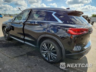 Drugie zdjęcie samochodu z przodu: 2022 INFINITI QX50 LUXE VIN:3PCAJ5BB1NF118127 - miniatura