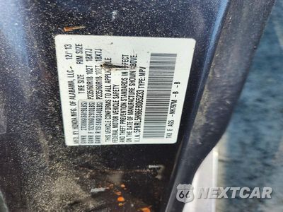 Zdjęcie 13 z 13 samochodu: 2014 HONDA ODYSSEY TOURING VIN:5FNRL5H96EB065233 - miniatura