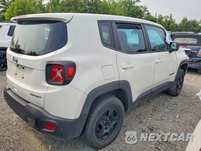 Trzecie zdjęcie samochodu z tyłu: 2022 JEEP RENEGADE SPORT VIN:ZACNJDA17NPN52000 - miniatura