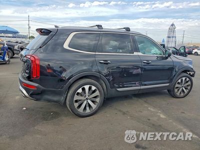 Trzecie zdjęcie samochodu z tyłu: 2020 KIA TELLURIDE S VIN:5XYP64HC1LG019626 - miniatura