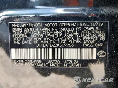 Zdjęcie 13 z 13 samochodu: 2019 LEXUS IS 300 VIN:JTHBA1D23K5099831 - miniatura