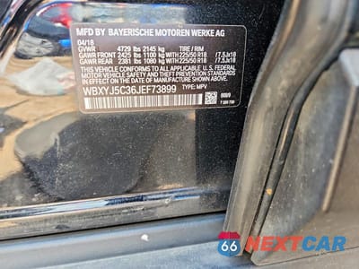 Zdjęcie 13 z 13 samochodu: 2018 BMW X2 XDRIVE28I VIN:WBXYJ5C36JEF73899 - miniatura