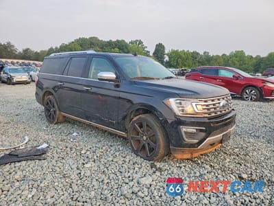 Czwarte zdjęcie samochodu z boku: 2019 FORD EXPEDITION MAX PLATINUM VIN:1FMJK1LTXKEA14841 - miniatura