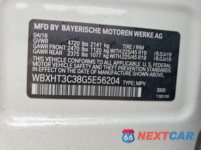 Zdjęcie 13 z 13 samochodu: 2016 BMW X1 XDRIVE28I VIN:WBXHT3C38G5E56204 - miniatura