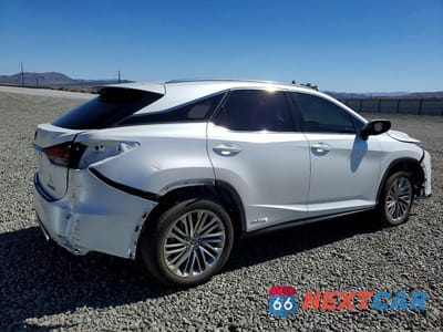 Trzecie zdjęcie samochodu z tyłu: 2021 LEXUS RX 450H VIN:2T2JGMDA0MC068218 - miniatura