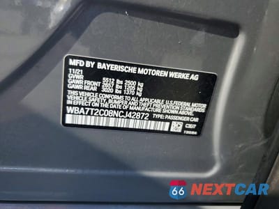 Zdjęcie 12 z 12 samochodu: 2022 BMW 740 I VIN:WBA7T2C08NCJ42872 - miniatura