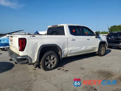 Trzecie zdjęcie samochodu z tyłu: 2020 GMC SIERRA K1500 SLE VIN:3GTU9BED0LG164413 - miniatura
