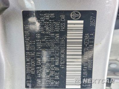 Zdjęcie 12 z 12 samochodu: 2022 TOYOTA CAMRY LE VIN:4T1C11AK3NU033845 - miniatura