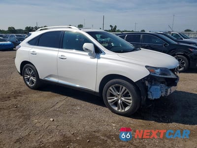Czwarte zdjęcie samochodu z boku: 2015 LEXUS RX 350 BASE VIN:2T2BK1BA0FC277756 - miniatura