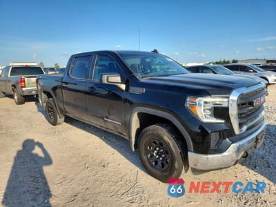 Czwarte zdjęcie samochodu z boku: 2021 GMC SIERRA K1500 VIN:3GTU9AEF5MG286522 - miniatura