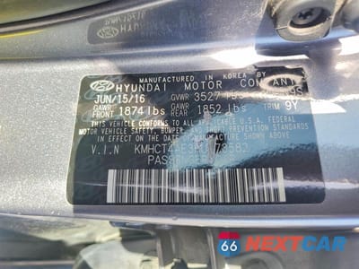 Zdjęcie 13 z 13 samochodu: 2017 HYUNDAI ACCENT SE VIN:KMHCT4AE3HU173582 - miniatura