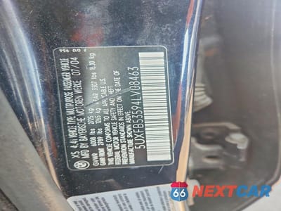 Zdjęcie 12 z 12 samochodu: 2004 BMW X5 4.4I VIN:5UXFB53594LV08463 - miniatura