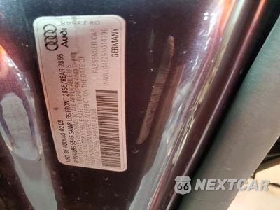 Zdjęcie 12 z 12 samochodu: 2005 AUDI A8 4.2 QUATTRO VIN:WAULL44E25N014796 - miniatura