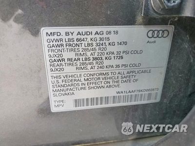 Zdjęcie 14 z 14 samochodu: 2019 AUDI Q7 PREMIUM PLUS VIN:WA1LAAF79KD002873 - miniatura