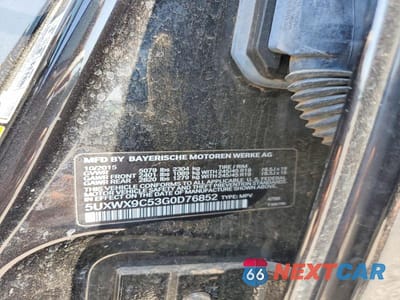 Zdjęcie 13 z 13 samochodu: 2016 BMW X3 XDRIVE28I VIN:5UXWX9C53G0D76852 - miniatura