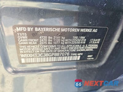 Zdjęcie 13 z 13 samochodu: 2016 BMW X1 XDRIVE28I VIN:WBXHT3C38GP887076 - miniatura