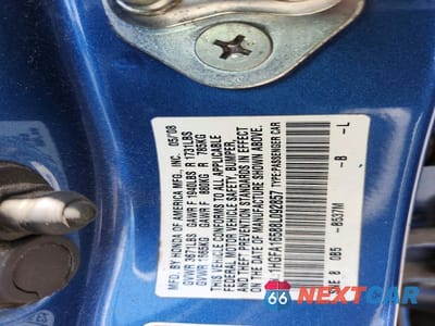 Zdjęcie 12 z 12 samochodu: 2008 HONDA CIVIC LX VIN:1HGFA16588L092857 - miniatura