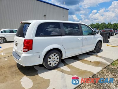 Trzecie zdjęcie samochodu z tyłu: 2016 DODGE GRAND CARAVAN SE VIN:2C4RDGBG9GR194879 - miniatura
