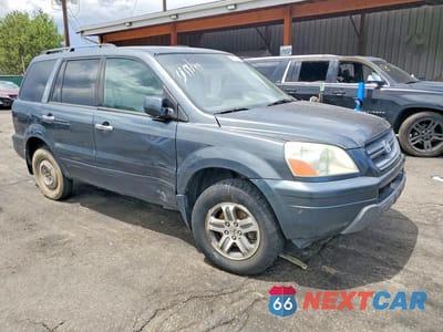 Czwarte zdjęcie samochodu z boku: 2004 HONDA PILOT EX VIN:2HKYF18454H560782 - miniatura