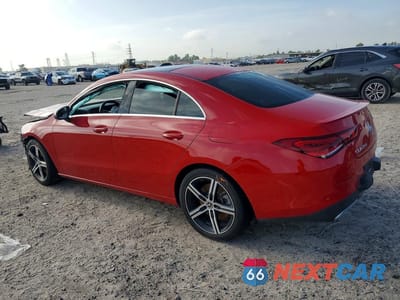 Drugie zdjęcie samochodu z przodu: 2020 MERCEDES-BENZ CLA 250 VIN:W1K5J4GB1LN084800 - miniatura