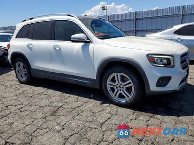 Czwarte zdjęcie samochodu z boku: 2021 MERCEDES-BENZ GLB 250 VIN:W1N4M4GB9MW152701 - miniatura