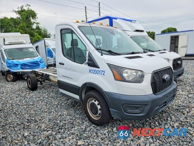 Czwarte zdjęcie samochodu z boku: 2020 FORD TRANSIT T-350 VIN:1FDBW5Z84LKB30316 - miniatura