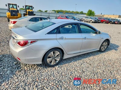 Trzecie zdjęcie samochodu z tyłu: 2013 HYUNDAI SONATA HYBRID VIN:KMHEC4A40DA097542 - miniatura
