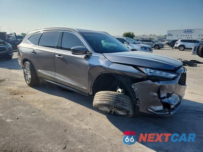 Czwarte zdjęcie samochodu z boku: 2024 ACURA MDX ADVANCE VIN:5J8YE1H8XRL030706 - miniatura