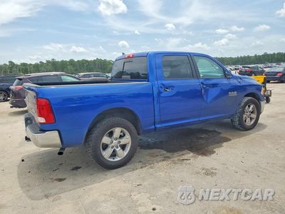Trzecie zdjęcie samochodu z tyłu: 2018 RAM 1500 SLT VIN:1C6RR7LG5JS139889 - miniatura