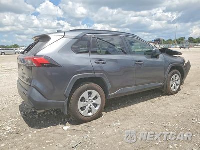Trzecie zdjęcie samochodu z tyłu: 2019 TOYOTA RAV4 LE VIN:JTMH1RFV6KD507441 - miniatura