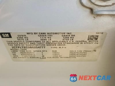 Zdjęcie 13 z 13 samochodu: 2011 GMC TERRAIN SLE VIN:2CTFLTEC9B6254777 - miniatura