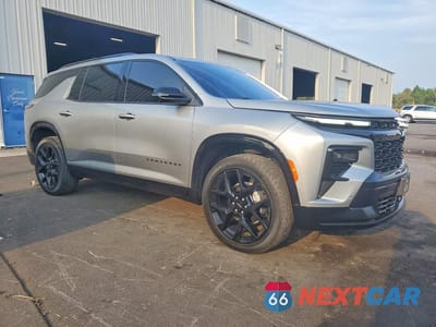 Czwarte zdjęcie samochodu z boku: 2024 CHEVROLET TRAVERSE RS VIN:1GNERLKS1RJ196265 - miniatura