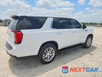 Trzecie zdjęcie samochodu z tyłu: 2022 GMC YUKON SLT VIN:1GKS1BKT6NR188927 - miniatura