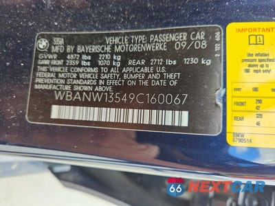 Zdjęcie 12 z 12 samochodu: 2009 BMW 535 I VIN:WBANW13549C160067 - miniatura