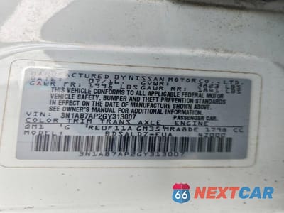 Zdjęcie 13 z 13 samochodu: 2016 NISSAN SENTRA SV VIN:3N1AB7AP2GY313007 - miniatura