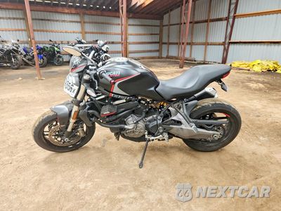 Trzecie zdjęcie samochodu z tyłu: 2020 DUCATI MONSTER 821 VIN:ZDMMACLS4LB006555 - miniatura