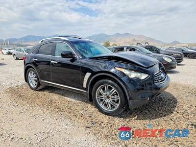 Czwarte zdjęcie samochodu z boku: 2010 INFINITI FX35 BASE VIN:JN8AS1MW2AM855607 - miniatura